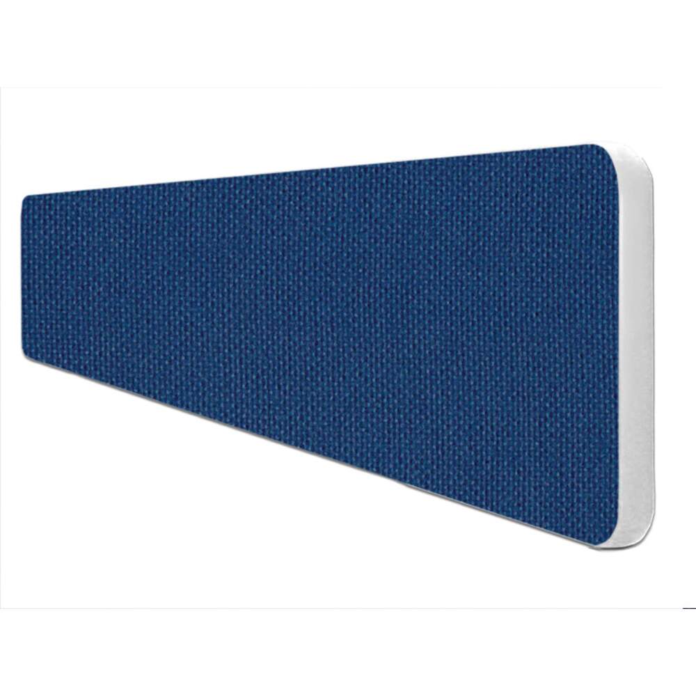 Impulse Plus Oblong 300/1500 Desktop Screen Rounded Corners Powder Blue Fabric Light Grey Edges