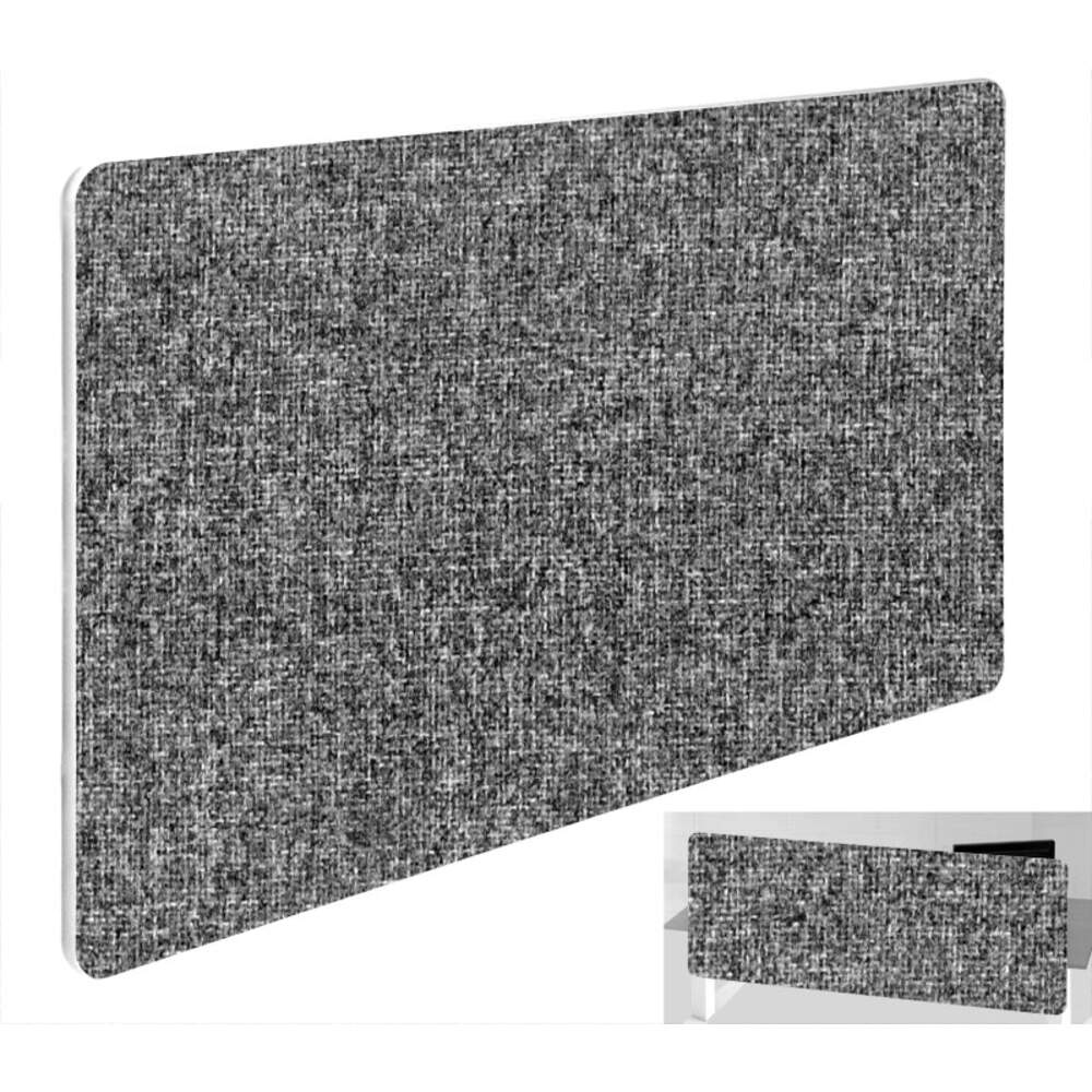 Impulse Plus Oblong 400/600 Backdrop Screen Rounded Corners Lead Fabric Light Grey Edges