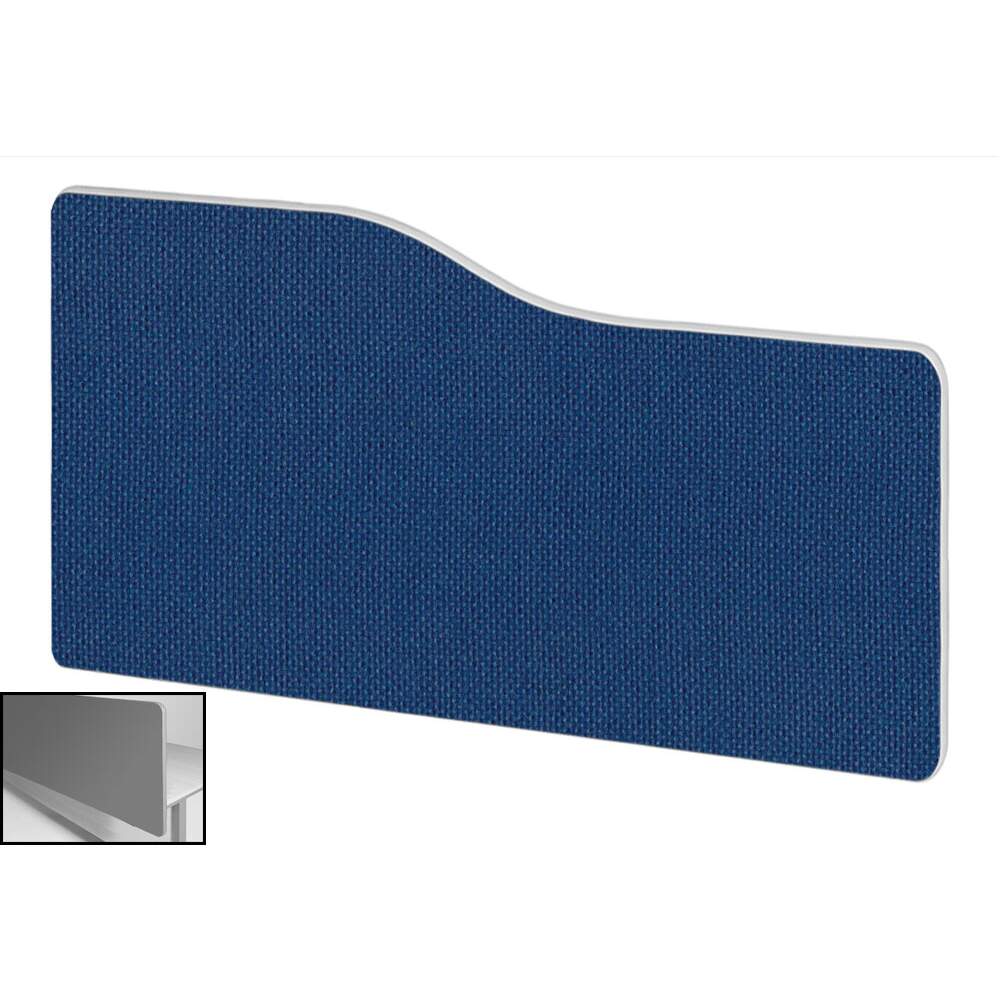 Impulse Plus Wave 400/600 Backdrop Screen Rounded Corners Powder Blue Fabric Light Grey Edges