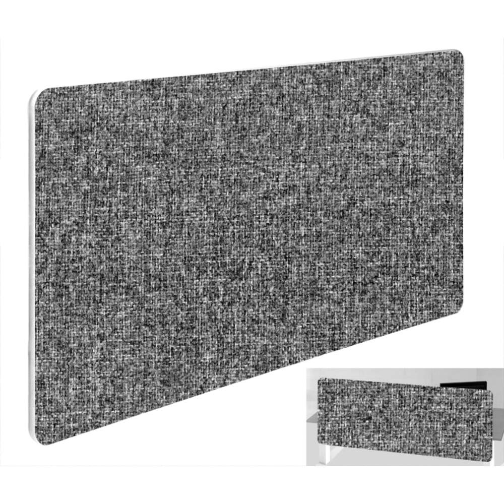 Impulse Plus Oblong 400/1000 Backdrop Screen Rounded Corners Lead Fabric Light Grey Edges