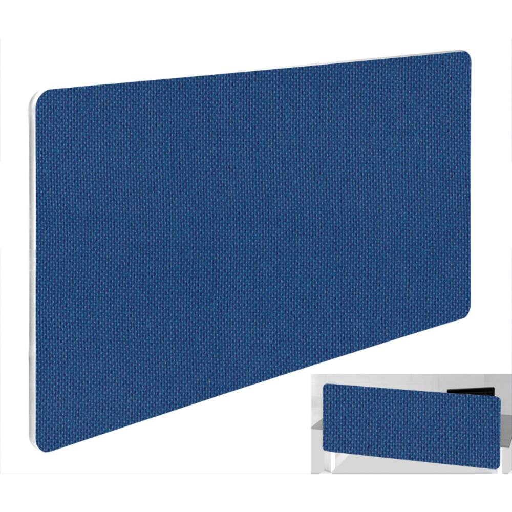 Impulse Plus Oblong 400/1000 Backdrop Screen Rounded Corners Powder Blue Fabric Light Grey Edges