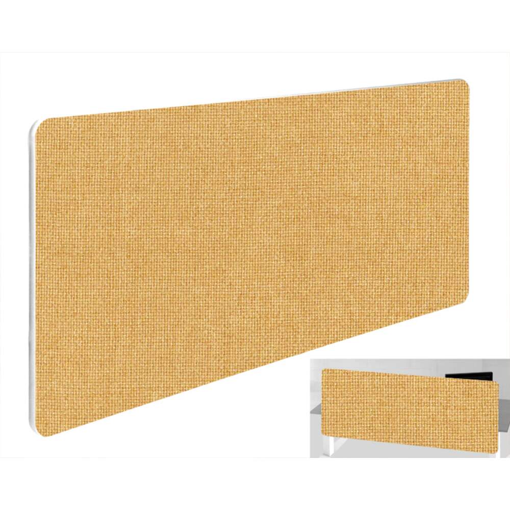 Impulse Plus Oblong 400/1400 Backdrop Screen Rounded Corners Beige Fabric Light Grey Edges