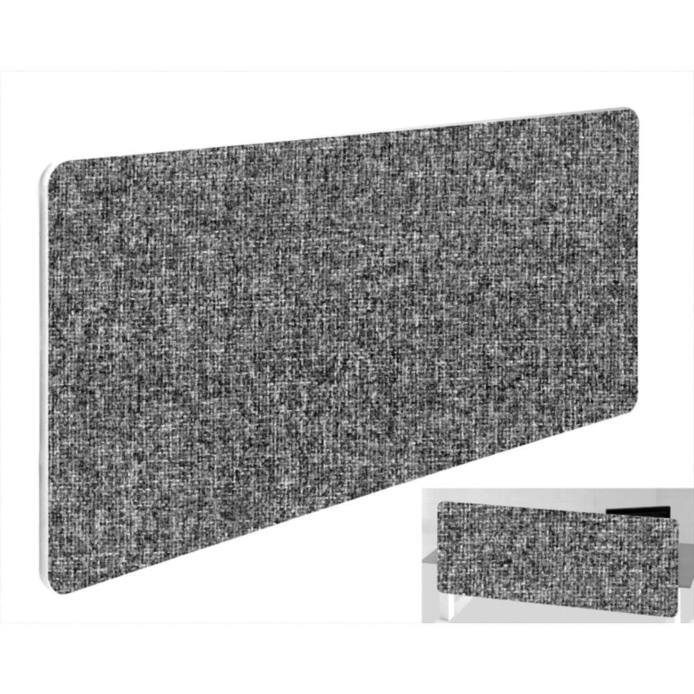 Impulse Plus Oblong 400/1600 Backdrop Screen Rounded Corners Lead Fabric Light Grey Edges