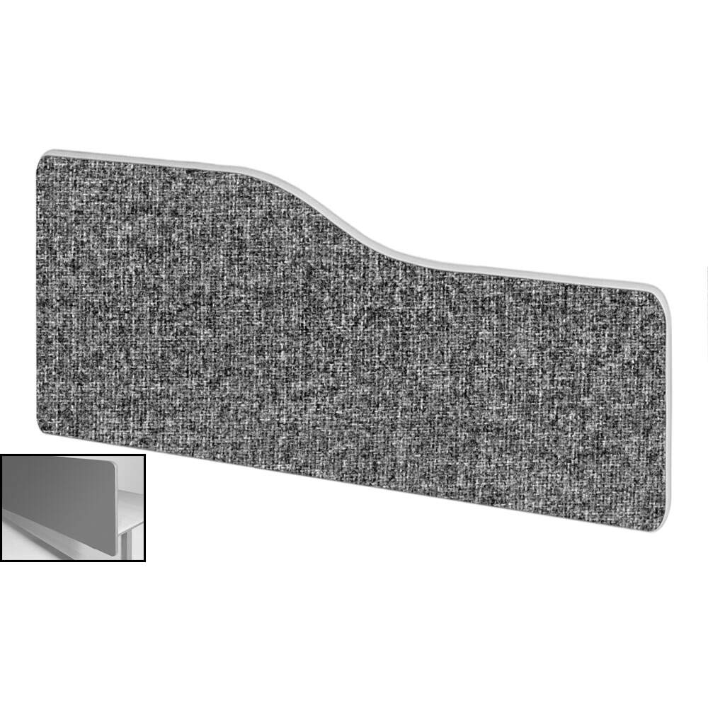 Impulse Plus Wave 300/600 Backdrop Screen Rounded Corners Lead Fabric Light Grey Edges