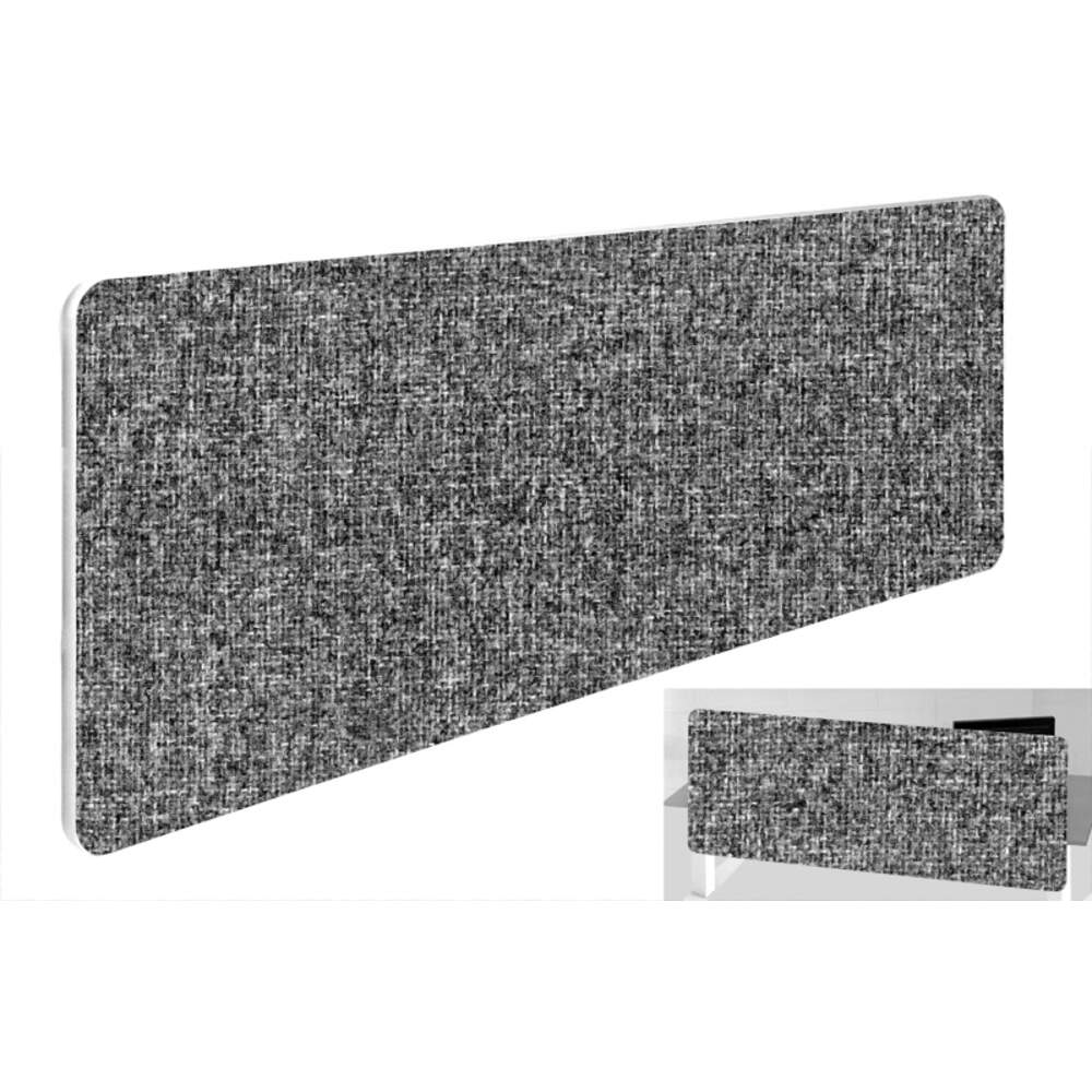 Impulse Plus Oblong 300/1000 Backdrop Screen Rounded Corners Lead Fabric Light Grey Edges