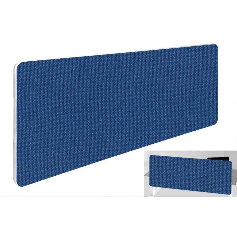 Impulse Plus Oblong 300/1000 Backdrop Screen Rounded Corners Powder Blue Fabric Light Grey Edges