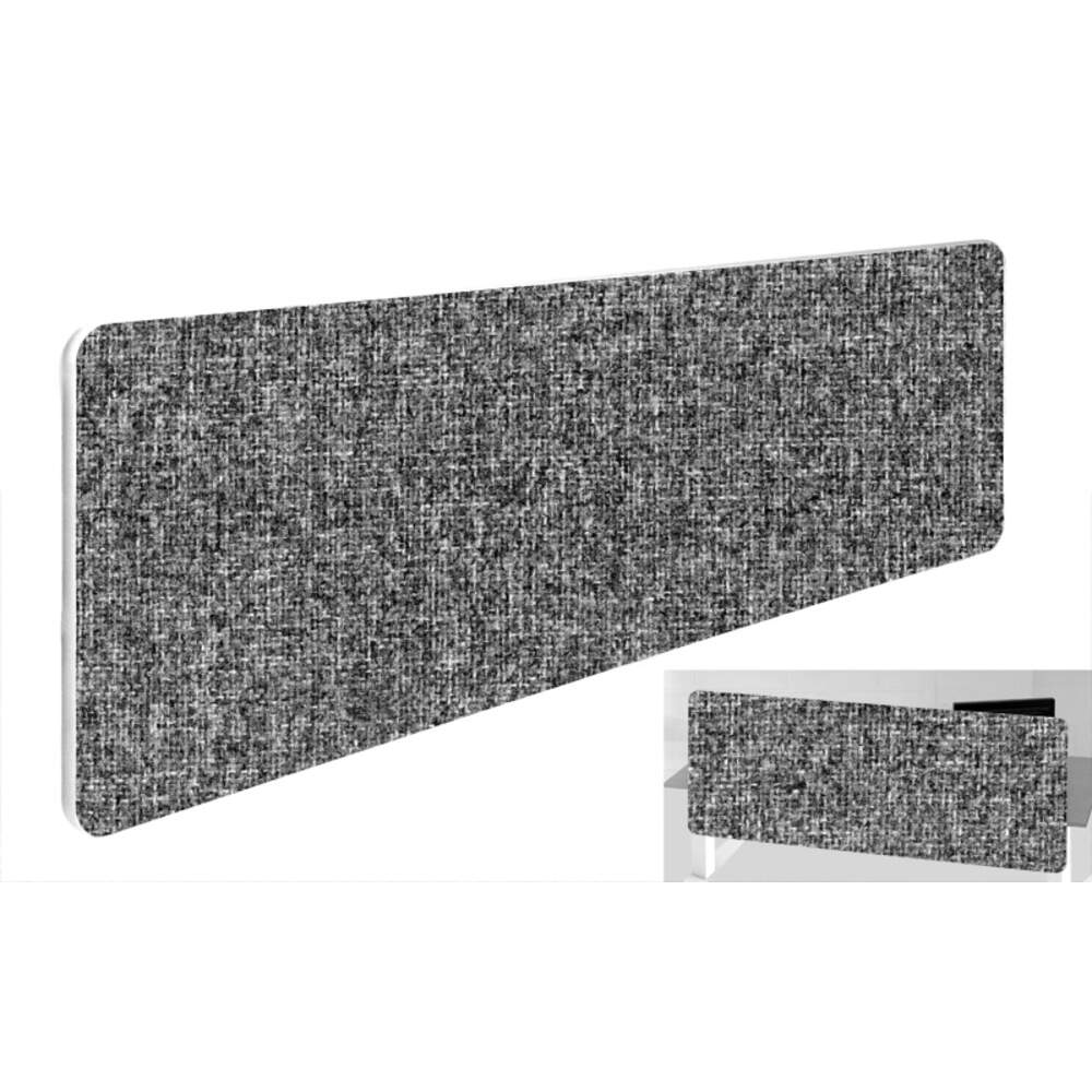 Impulse Plus Oblong 300/1400 Backdrop Screen Rounded Corners Lead Fabric Light Grey Edges