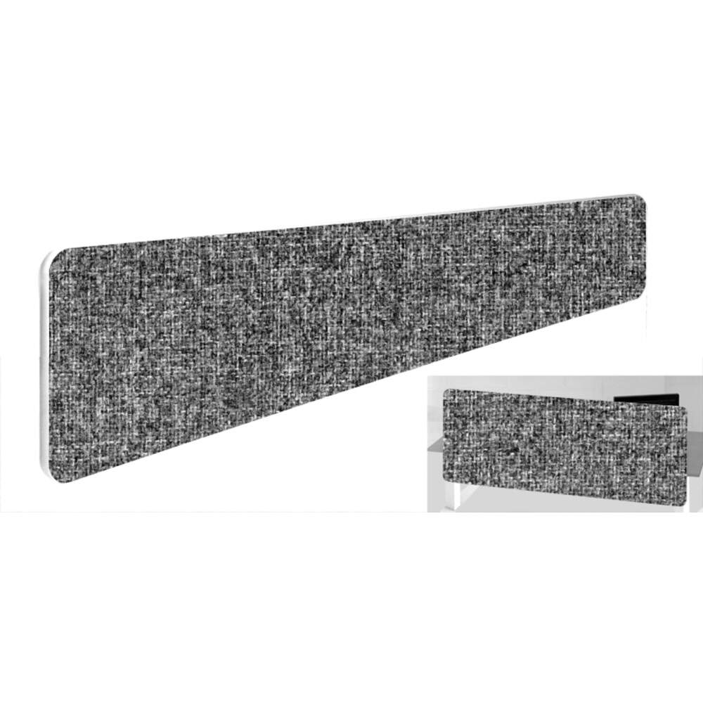 Impulse Plus Oblong 300/1800 Backdrop Screen Rounded Corners Lead Fabric Light Grey Edges